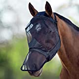 Harrison Howard CareMaster Fly Mask Standard with Nose Piano Black