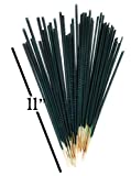 Natural Mosquito Repellent Outdoor Patio Incense Sticks - U.S.A Made - 100 Pack - Mintronella Outdoor Mosquito Control - Citronella Peppermint Lavender Oils - No See Um - Fly Sticks