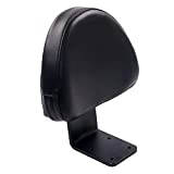 Black Leather Rear Passenger Backrest Sissy Bar Pad for Victory High-Ball Vegas Kingpin