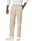 Amazon Essentials Men's Classic-Fit Wrinkle-Resistant Flat-Front Chino Pant, Khaki, 38W x 30L