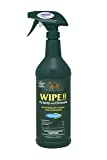 Farnam Wipe II Horse Fly Spray with Citronella, Grooming Aid and Coat Conditioner, 32 Fluid Ounces, One Quart Bottle with Trigger Sprayer