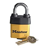 Master Lock 911DPF Heavy Duty Outdoor Padlock with Key, 1 Pack