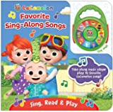 CoComelon Favorite Sing-Along Songs - Children's Deluxe Music Player Toy and Board Book Set, Ages 1-5