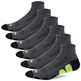 BERING Men's Performance Athletic Ankle Running Socks (6 Pack)