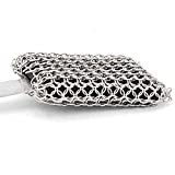BBQ Dragon Grill Brush and scraper -Best safe chainmail cleaning brush with Heavy  Duty Stainless Steel Bristle Free scraper, Safe Grill Accessories for Charcoal grill/Porcelain,
