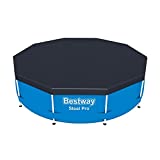 Bestway 58036 Flowclear Pool Cover, 10-Feet, Black