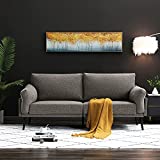 Vonanda Modern Sofa Couch,Breathable Linen Fabric 74 inch 3-Seater Sofa with Durable Metal Legs and Comfort Armrest for Compact Living Room or Apartment, Light Brown