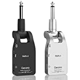 Getaria Upgrade 2.4GHZ Wireless Guitar System Built-in Rechargeable Lithium Battery Wireless Guitar Transmitter Receiver for Electric Guitar Bass