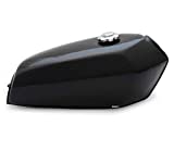 The San Bruno Cafe Racer Gas Tank - Black - Motorcycle Gas/Fuel Tank 2.4 Gallon 9L