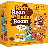 Bada Bean Bada Boom Plant-Based Protein, Gluten Free, Vegan, Crunchy Roasted Broad (Fava) Bean Snacks, 100 Calorie Packs, The Classic Box Variety Pack, 1 Ounce (Pack of 24)