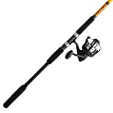 Ugly Stik Bigwater Spinning Reel and Fishing Rod Combo,Black/Red/Yellow
