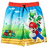SUPER MARIO Nintendo Mario Luigi Yoshi Little Boys Swim Trunks Bathing Suit 5-6