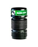 Flexible Elbow Corrugated Landscaping Pipe Connector, Connects to 3-in. and 4-in. Pipe