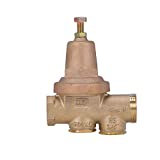 Zurn Wilkins Model 34-600XL 3/4" Water Pressure Reducing Brass Valve with Integral By-pass Check Valve and Strainer, FNPT Union x FNPT, Lead Free