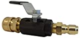 Ultimate Washer UW11-PWABV038 Power Washer Ball Valve Kit 3/8-Inch Male Plug X 3/8-Inch Female Quick Connect, 4000 PSI for High Pressure Hoses