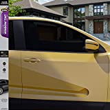 Gila Static Cling 5% VLT Automotive Window Tint DIY Easy Install Glare Control Privacy 2ft x 6.5ft (24in x 78in), 5% Super Limo Black (JS242)
