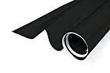 G Greenfilm Static Cling Window Tint 5% Easy DIY for Home and Residential and Automotive, No Glue Privacy Insulating Dark Black Window Film (24" x 120")