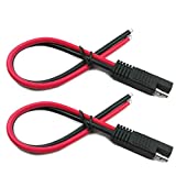 LIXINTIAN 10AWG SAE Connector Extension Cable, (2Pack) SAE Quick Connector Disconnect Plug SAE Automotive Extension Cable, Solar Panel SAE Plug- 30cm/1ft