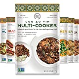 Gourmet Spice Blends for Home Cooking (Sampler Pack of 6) Seasoning Pack For Instant Pot, Crock pot, Slow Cooker, and One Pot Meals - Non GMO, Low/No Salt, Gluten Free, Keto Friendly Seasoning, Paleo