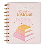 Happy Planner 12-Month Daily Teacher Lesson Planner, Back-to-School Planner for August 2022 to July 2023, Disc-Bound Daily Weekly Monthly Planner, Big Planner, Teacher, 8  x 11, Groovy Teacher