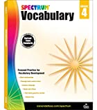Spectrum Grade 4 Vocabulary Workbook4th Grade State Standards for Word Relationships, Sensory Language, Reading Comprehension With Answer Key for Homeschool or Classroom (160 pgs)