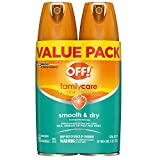 OFF! Family Care Insect & Mosquito Repellent I, Smooth & Dry Bug Spray for the Beach, Backyard, Picnics and More, 4 oz. (Pack of 2)