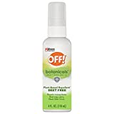 OFF! Botanicals Deet-Free Insect Repellent, Plant-Based Bug Spray & Mosquito Repellent, 4 oz