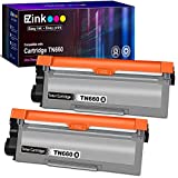 E-Z Ink (TM) Compatible Toner Cartridge Replacement for Brother TN660 TN630 High Yield Compatible with HL-L2300D HL-L2380DW HL-L2320D DCP-L2540DW MFC-L2700DW MFC-L2685DW Printer Tray (Black, 2-Pack)