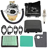 Hayskill 16100-Z0L-023 Carburetor w Repair Rebuild Gasket Air Fuel Filter for Honda GCV160 Engine HRB216 HRR216 HRS216 HRT216 HRZ216 Lawn Mower Carb Replace 16100-Z0L-003