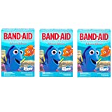 Band-Aid Brand Adhesive Bandages Finding Dory Assorted Sizes - 20 ct, Pack of 3