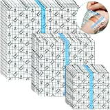 36 Pieces Transparent Stretch Waterproof Bandages Protective Adhesive Bandage Clear Shower Swimming Dressing Film for Tattoo Swimming, 6 x 6 Inch, 8 x 8 Inch, 10 x 10 Inch