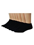 Hanes mens X-temp Cushioned No Show 12-pair Pack, Available in Big & Tall Casual Sock, Black, 6 12 US