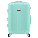 kensie Women's Alma Hardside Spinner Luggage, Expandable, Opal, Carry-On 20-Inch