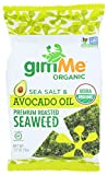 Gimme, Organic Sea Salt & Avocado Oil Premium Roasted Seaweed, 0.32 Ounce