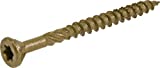 Power Pro 48598 Wood Screws, #9 x 2-1/4", Premium Outdoor Deck Screws, Rust Resistant, Epoxy Coated Bronze, 1lb Box, 113 pcs