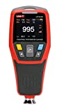 Coating Thickness Gauge UT343D, RockyMars Professional Digital Paint Thickness Gauge Paint Depth Meter for Used Car, Resolution 0.01mils, F/NF, with Visual Go-NoGo Indicator and Auto Rotatable Display