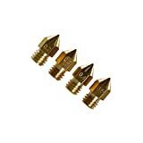 4PCS Creality 3D Printer Extruder Nozzles 0.2mm 0.3mm 0.4mm 0.5mm for Creality Ender 3/Ender 3 Pro/Ender 3 V2/Ender 3 S1/Ender 5 Pro/Ender 5 Plus/CR-10 V3