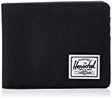 Herschel unisex adult Roy Rfid Bi Fold Wallet, black, One Size US