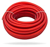 InstallGear 10 Gauge AWG CCA Power Ground Wire Cable (25ft Red) Welding, Battery Cable Wire, RV Automotive Wiring, Car Amp Audio Home Speaker Stereo