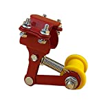 Universal Motorcycle Modified Accessories Regulator New Adjuster Wheel Chain Tensioner Roller Tools For Motorbike Motocross ATV Dirt Pit Bike Chopper with Backup Long Bolts, red