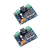 Onyehn 2pcs DC 12V-36V Voltage Protection Module Digital Low Voltage Protector Disconnect Switch Over Discharge Protection Module