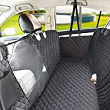 Vailge Dog Seat Cover for Back Seat, 100% Waterproof Dog Car Seat Covers with Mesh Window, Scratch Prevent Antinslip Dog Car Hammock, Car Seat Covers for Dogs, Dog Backseat Cover for Cars,Standard