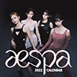 Aespa 2022 Calendar: Squared Monthly Calendar Mini Planner 12 Months 2022 bonus September to December 2021 , Korean Pop Star celeb Official Photos