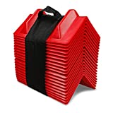 Vee Board Carry-on Pack of 20 Red VBoards, Cargo Load Corner Edge Protector and Tie-Down Strap Guard Bumper Cushion, 11" x 4" x 4", DC Cargo Mall