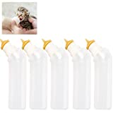 Jiaxix Pet Nursing Bottle, Replacement Mini Nipple Feeding Bottle for Newborn Kittens, Puppies, Small Animals