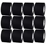 4" Pro Gaff Gaffers Tape 55 yards length black matte. Premium Heavy-Duty Gaffers Tape trusted by professional Gaffers. Made in the USA. Holds Tight, Easy to remove. (Pack of 12)