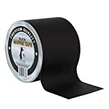 Black Gaffers Tape 4 Inch by 90 Feet Heavy-Duty Cloth Gaffer Tape  Non-Reflective, Water Resistant, Residue-Free Gaff Tape for Indoor and Outdoor Use, Versatile and Multipurpose Cloth Tape