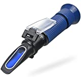 Aichose Brix Refractometer for Measuring Sugar Content in Brewing, Cooking and Food Indurstry.Dual Scale: Brix of 0-32% and Corresponding Specific Gravity