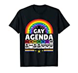 Gay Agenda for LGBT Gay Pride T-Shirt