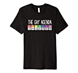 The Gay Weekly Agenda Funny LGBT Pride Rainbow Premium T-Shirt